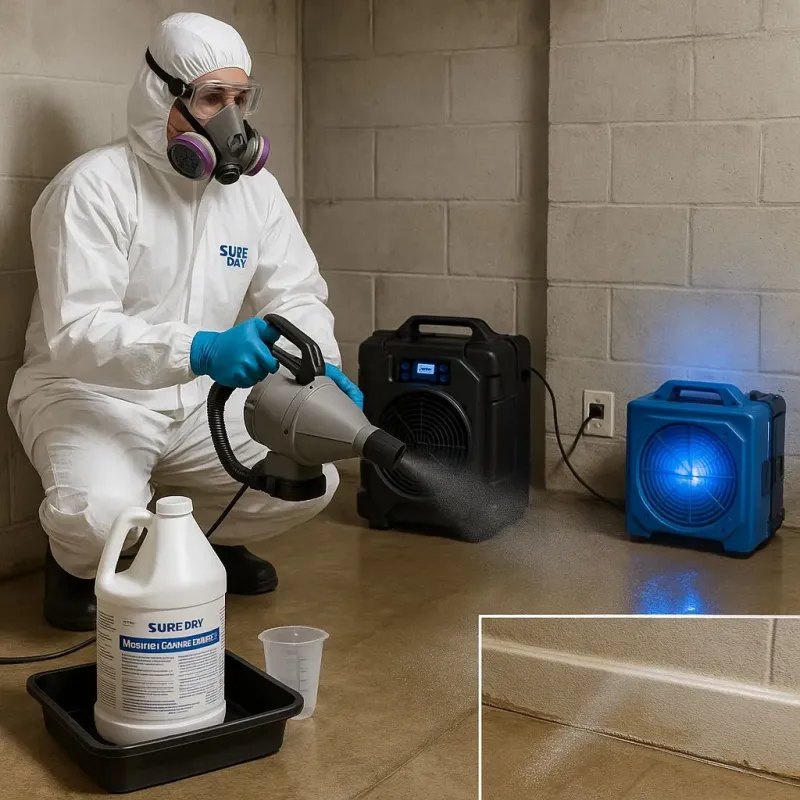 Sanitization and Odor Removal process in Heath, OH